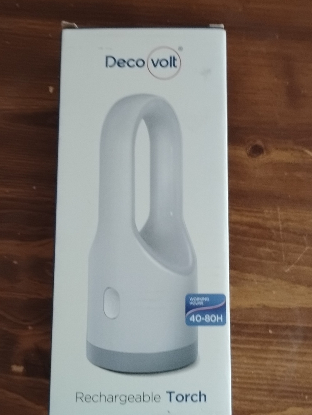 White Rechargeable Torch